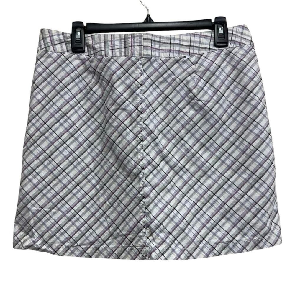 Dockers Plaid Skort Womens Size 8 Golf Tennis Casual Stretch - Picture 4 of 6